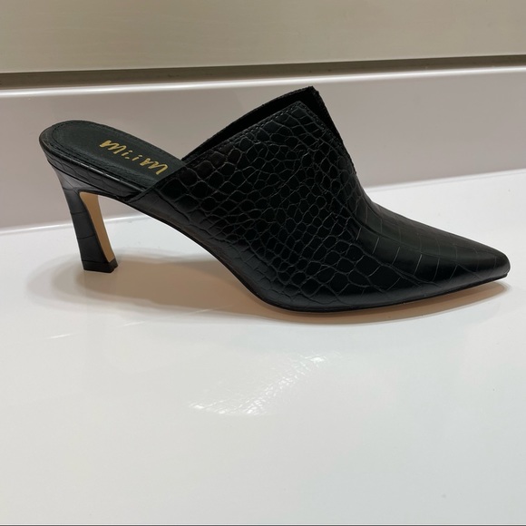 Mi.iM Genuine Leather Crocodile Heel - Picture 2 of 7